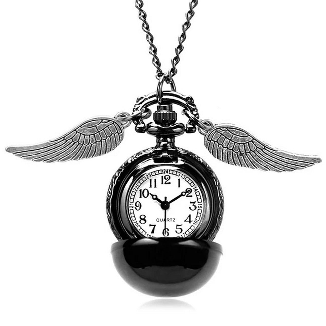 Collar Reloj Snitch Harry Potter Negro P