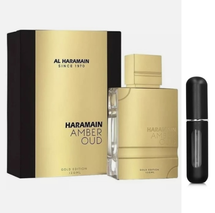 HARAMAIN GOLD EDITION CAJA + Perfumero  - Perfumeria