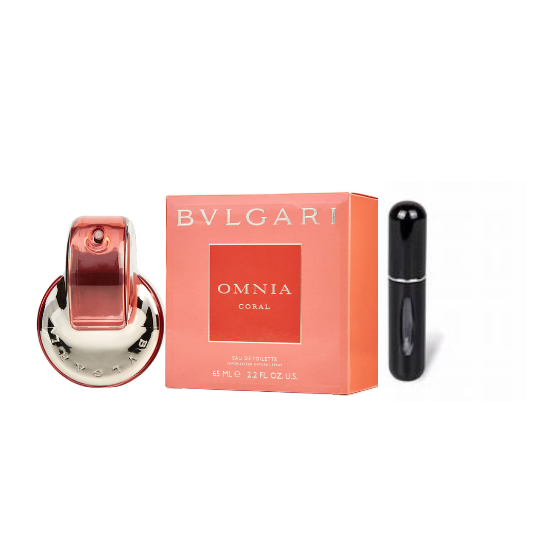 BVLGARI OMNIA CORAL + Perfumero  - Perfumeria