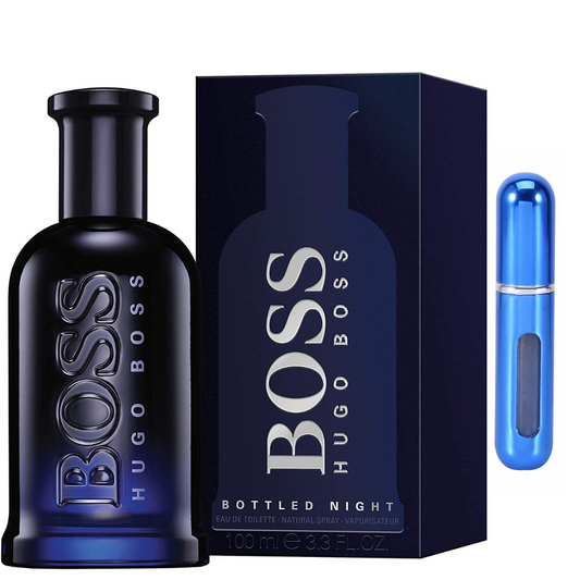 BOTTLED NIGTH BOSS + Perfumero  - Perfumeria