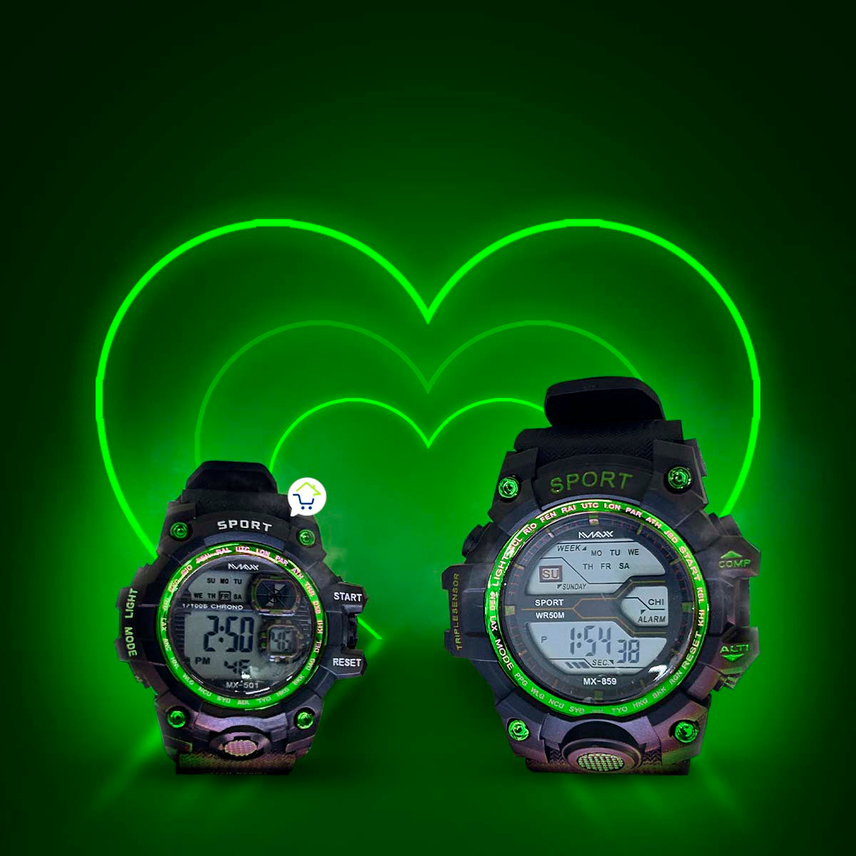 Relojes De Pareja Led Digital RLJX2