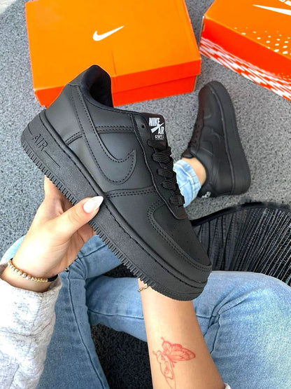 NIKE FORCE ONE BLANO-NEGRO - calzado