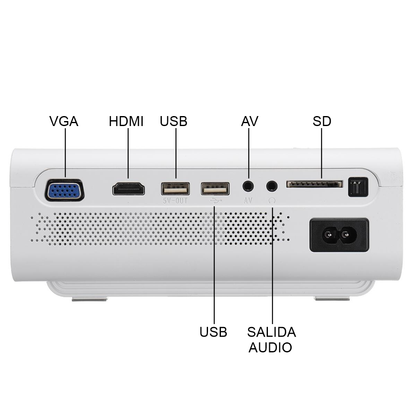 Mini Proyector Beam 2000Lm HD Wifi YG530 - video beam