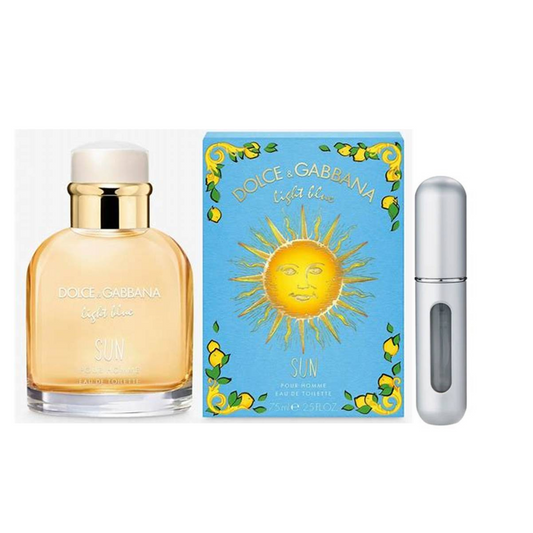 DOLCE & GABBANA LIGHT BLUE SUN+Perfumero  - Perfumeria