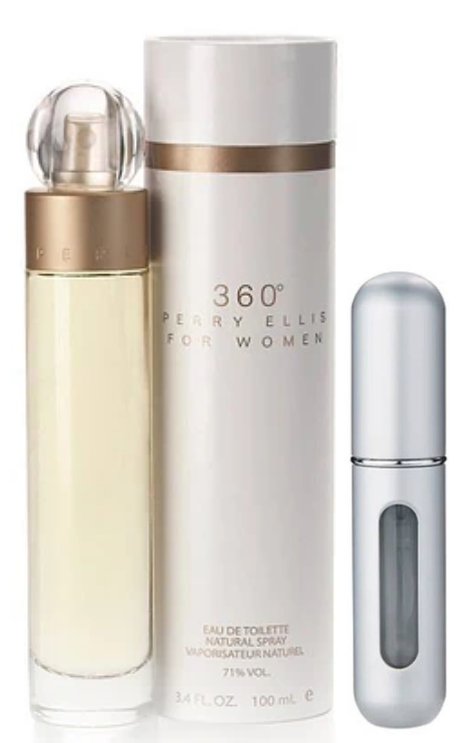 360 PERRY ELIS (dama) + Perfumero - Perfumeria