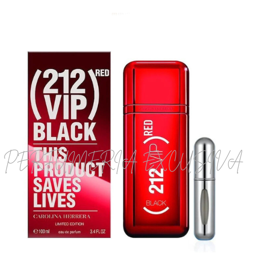 212 vip red black+perfumero - Perfumeria