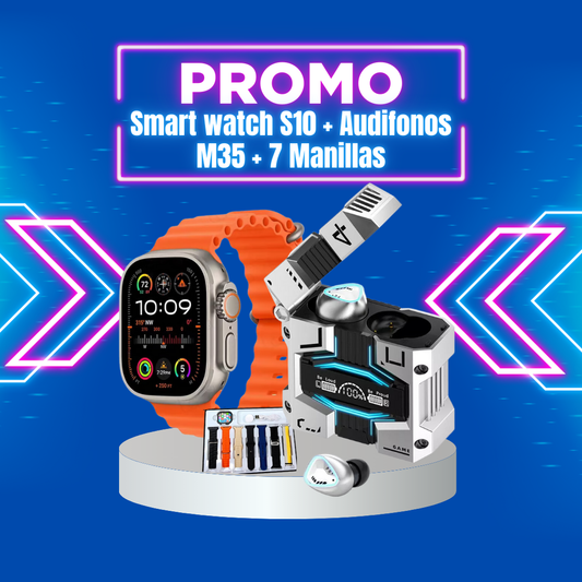 COMBO SMART WATCH S10+AUDIFONO M35