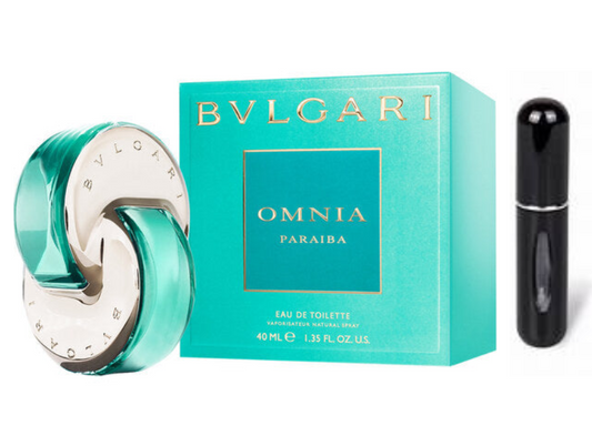 BVLGARI OMNIA PARAIBA + Perfumero  - Perfumeria